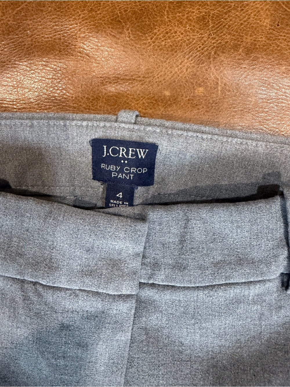 J.Crew Gray Ruby Crop Pants - Picture 3 of 3